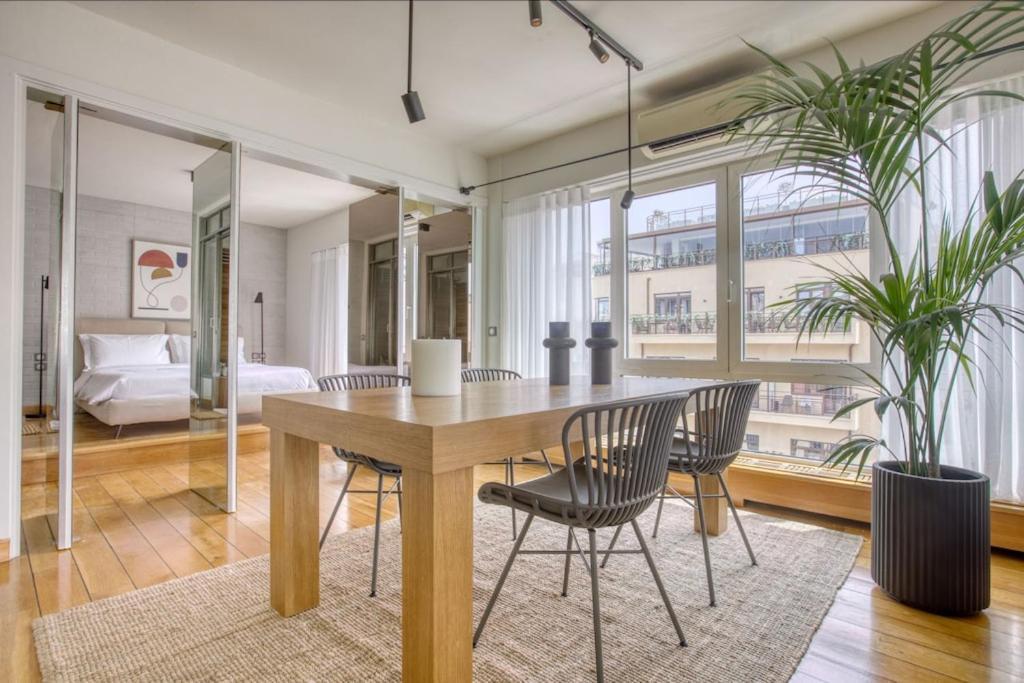 Sunny Luxury Loft,Stunning Acropolis View, Jacuzzi Daire Atina Dış mekan fotoğraf
