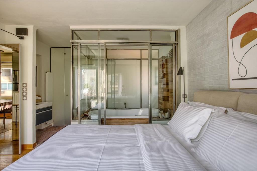 Sunny Luxury Loft,Stunning Acropolis View, Jacuzzi Daire Atina Dış mekan fotoğraf